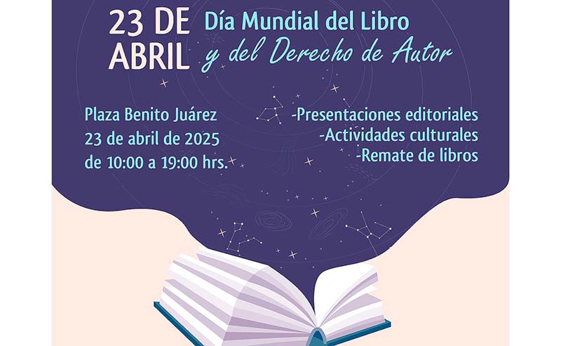 Invita SeCultura Morelia a conmemorar el Día Mundial del Libro con diversas actividades