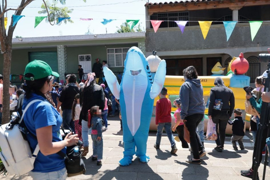 Alegría y diversión lleva gobierno de Alfonso Martínez a niñas y niños de Morelia