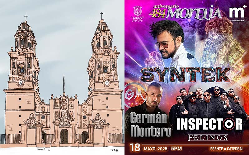 Todo listo para el gran concierto de Aleks Syntek por 484 Aniversario de Morelia