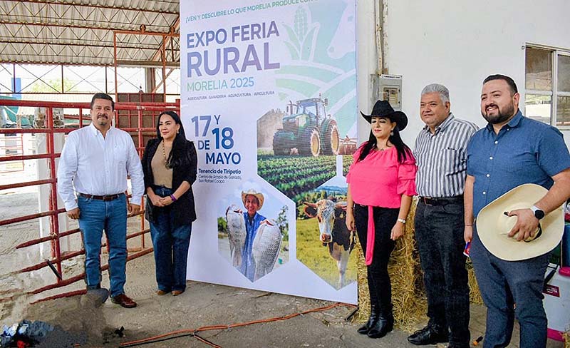 Presenta Gobierno de Morelia Expo Feria Rural 2025
