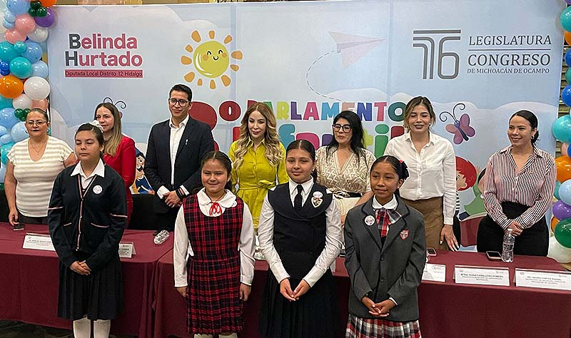 El Congreso fue la sede del Segundo Parlamento Infantil del Distrito 12 de Hidalgo