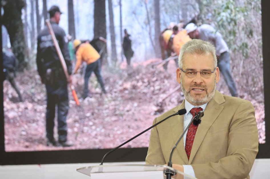 Incendio en Biósfera de la Monarca no afectó zona núcleo: Bedolla