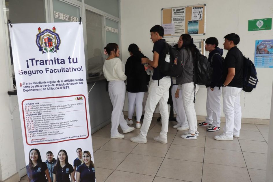 Si eres estudiante de la UMSNH obtén tu seguro facultativo y recibe diversos beneficios