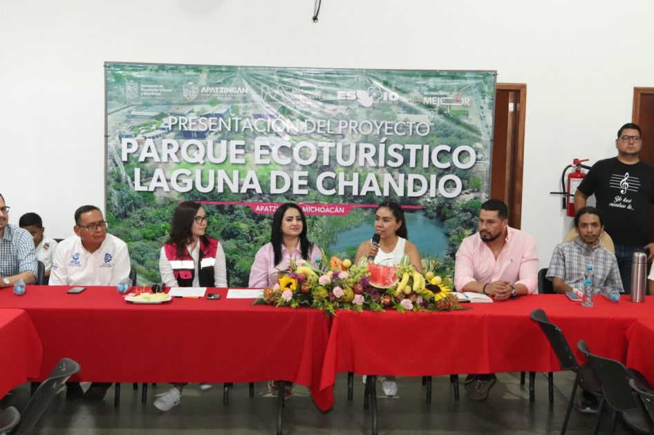 Presentan el proyecto del parque ecoturístico de Chandio en Apatzingan