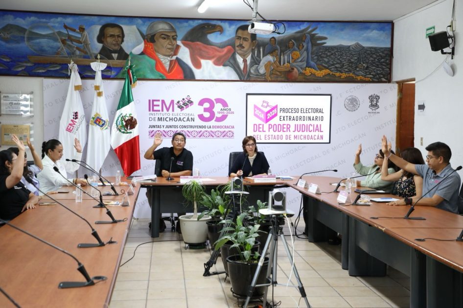 El IEM presenta informe de su estrategia de difusión para promover un voto informado en el proceso electoral judicial
