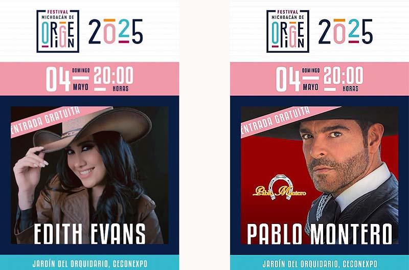 Hoy domingo Pablo Montero te espera en el Festival Michoacán de Origen