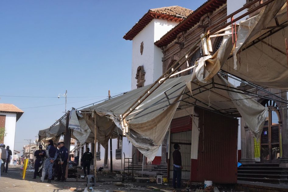 Inicia liberación de la Plaza Gertrudis Bocanegra en Pátzcuaro: Segob