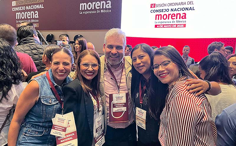 La transformación no admite divisiones: Giulianna Bugarini refrenda compromiso con la unidad