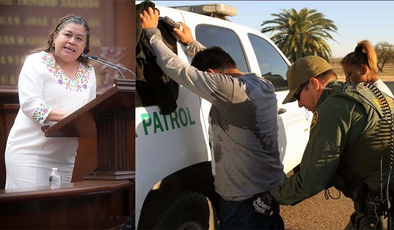 Condena Belinda Iturbide violencia contra los migrantes mexicanos y michoacanos