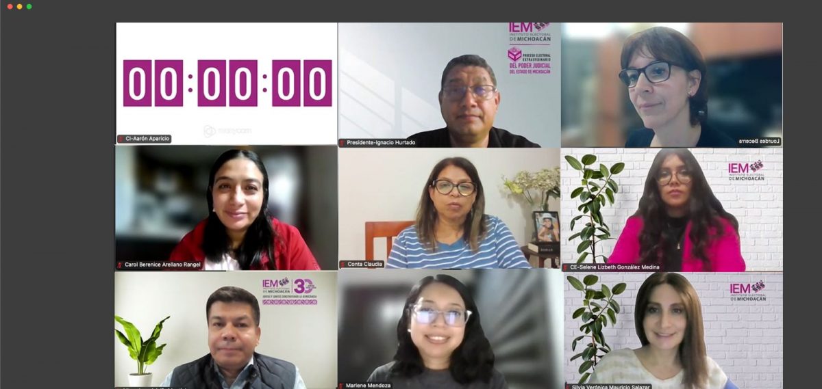 El IEM atiende consulta de candidaturas a personas juzgadoras