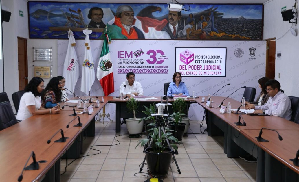 Avanza el cómputo de la elección del Poder Judicial de Michoacán: se reporta un 80.51% de avance en Magistraturas de Disciplina Judicial