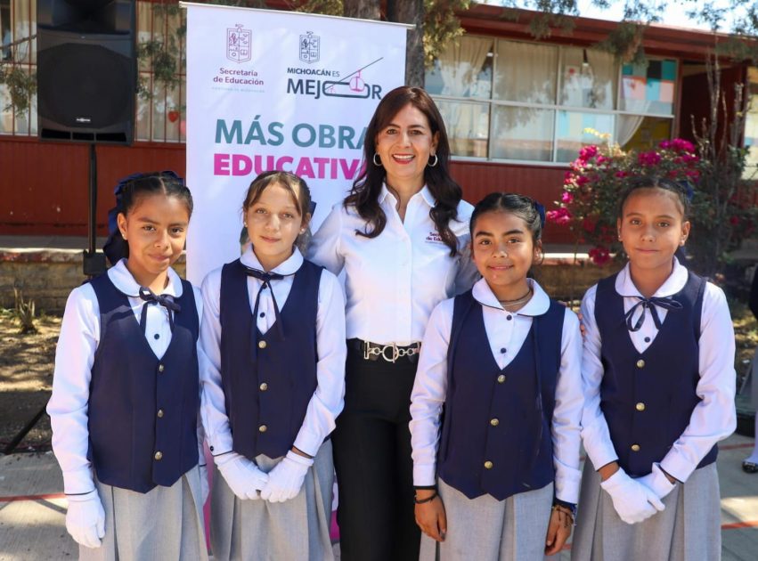 Michoacán invierte casi 8 mil mdp en mejorar escuelas para docentes y alumnos
