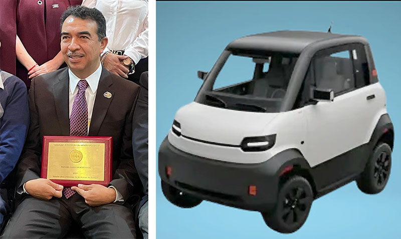 Es un servicio a la patria participar en “Olinia”: Rafael Lara Hernández; michoacano que va por la construcción de coches eléctricos en México