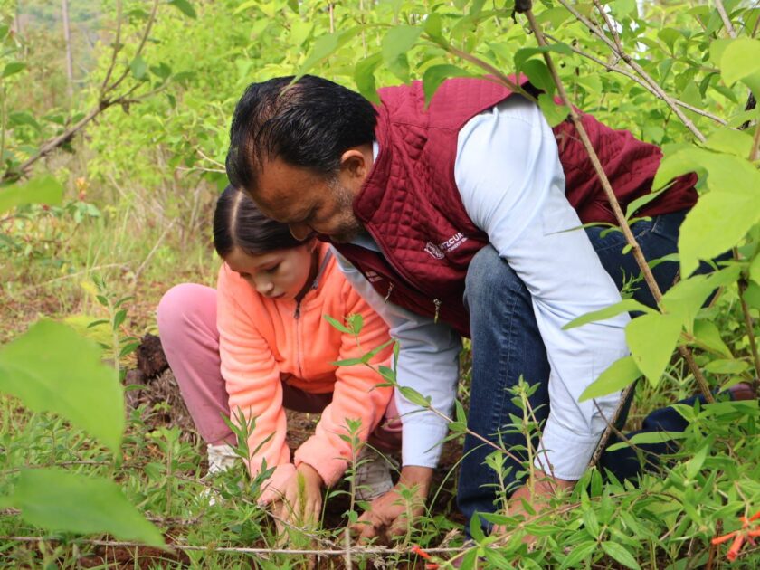 Julio Arreola arranca campaña de reforestación 2025 en Pátzcuaro