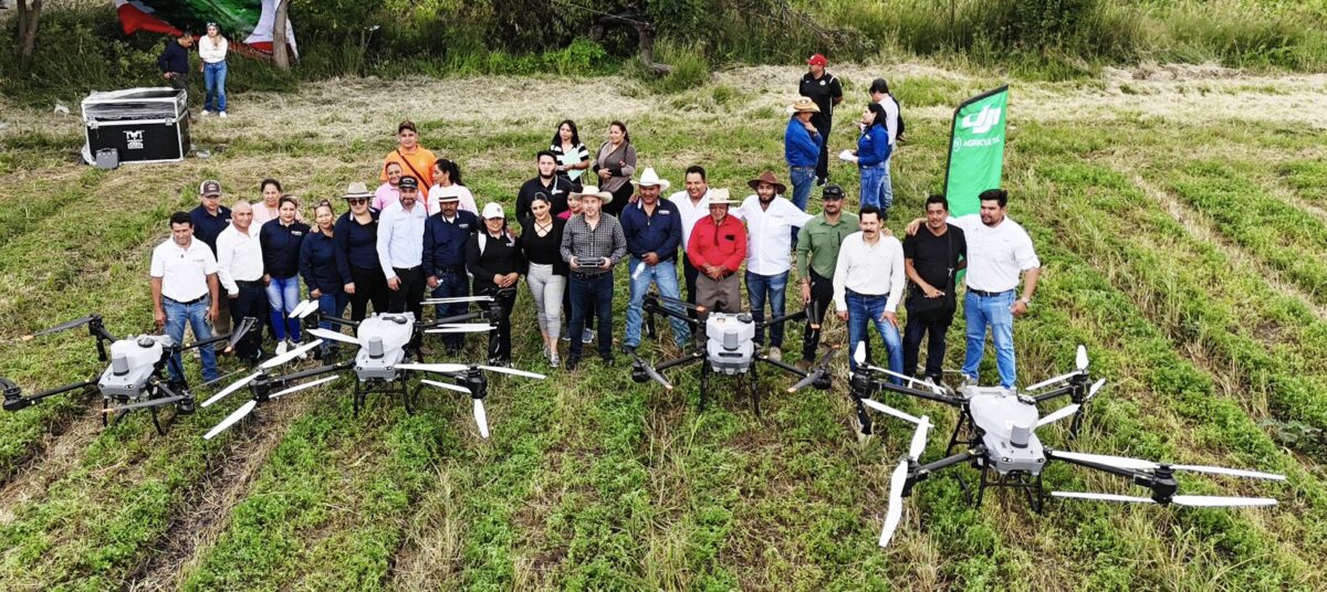 Tarímbaro innova con programa de drones agrícolas con la más alta tecnología