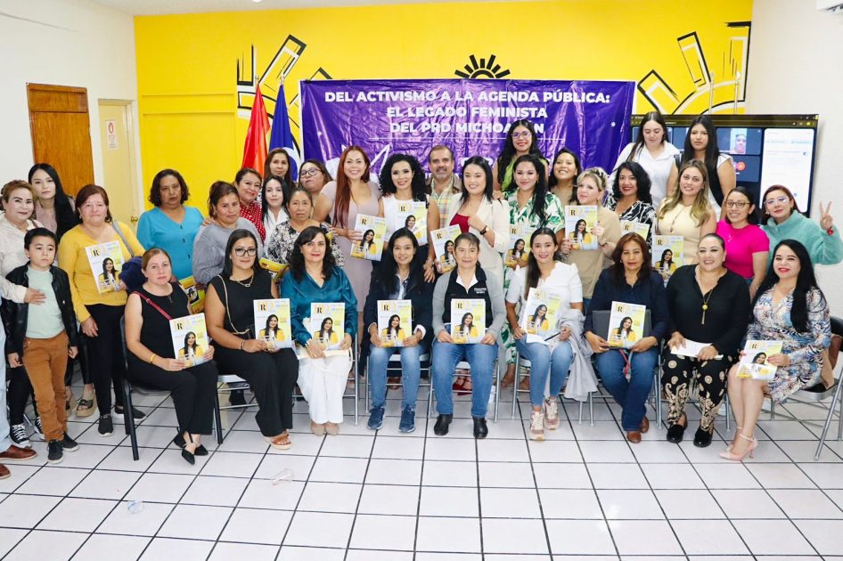 Culmina con éxito el taller de capacitación “Del Activismo a la Agenda Pública: El legado feminista del PRD Michoacán”