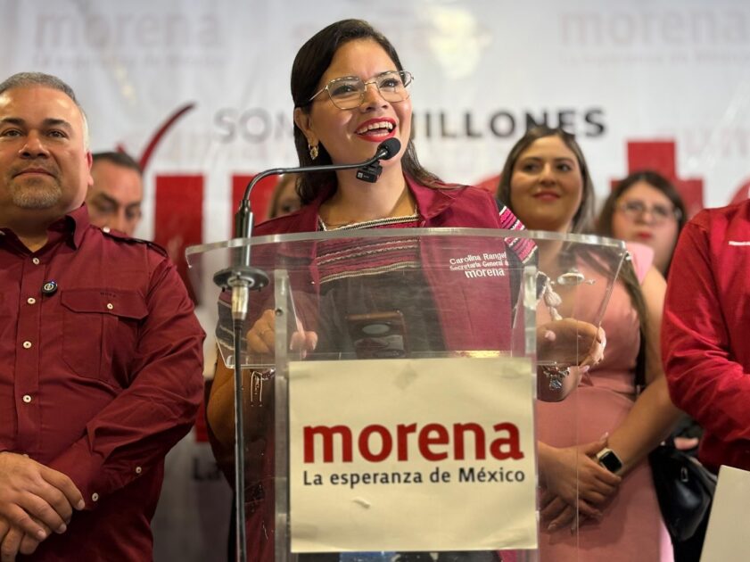 En Morena “el pueblo tendrá la última palabra” para definir candidaturas del 2027: Carolina Rangel