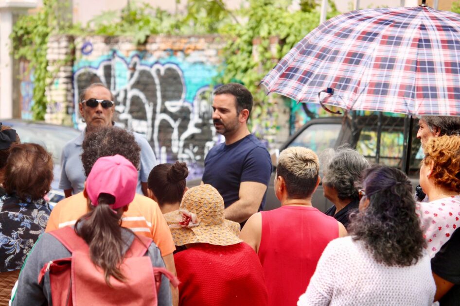 Yankel Benítez se reúne con vecinos de la colonia Industrial para establecer orden en negocios