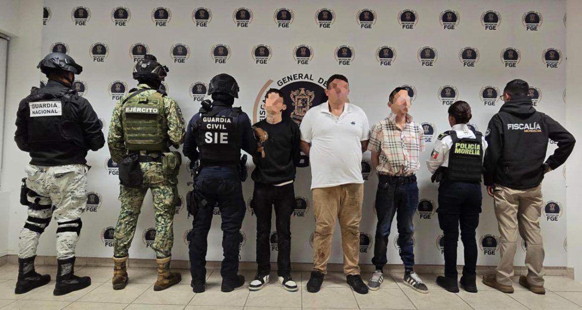 Tres detenidos tras operativo en colonia Torreón Nuevo de Morelia: SSP