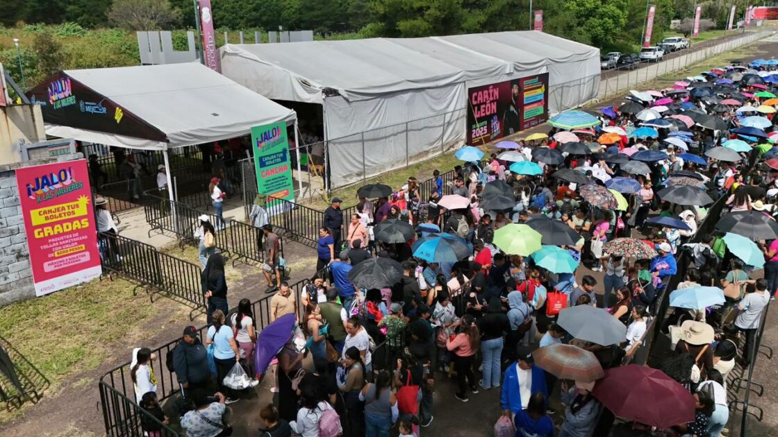 Termina con éxito el canje de boletos para Carín León y la colecta de productos de gestión menstrual
