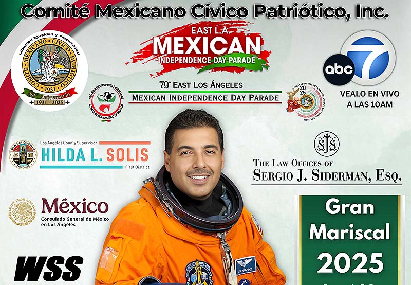 El astronauta michoacano José Hernández será el Gran Mariscal en el Desfile de la Independencia en L.A.