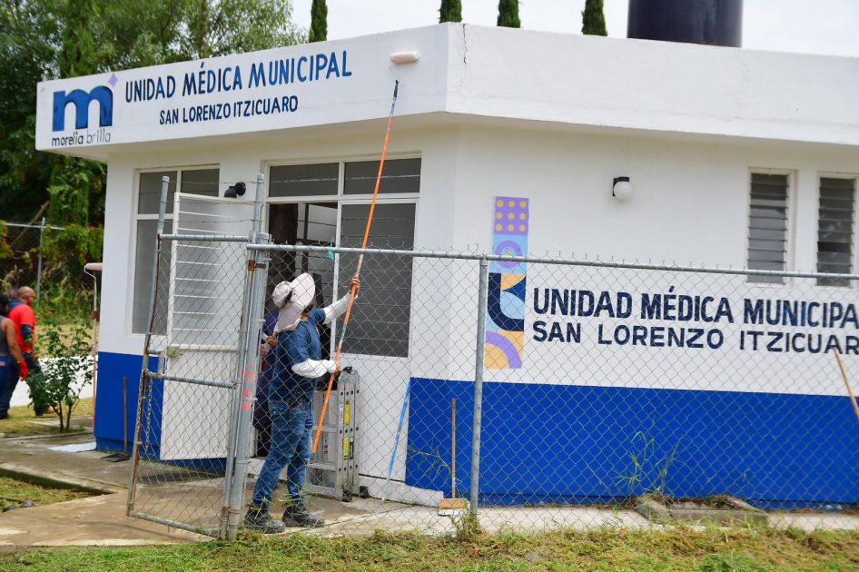 Gobierno de Morelia rehabilita centros de salud en tenencias