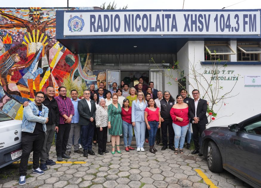 Yarabí Ávila refrenda respaldo a Radio y TV Nicolaita para que se siga fortaleciendo