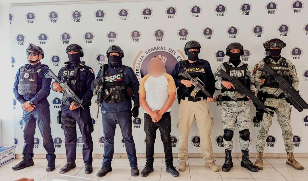 Cayó “El Silencio”, presunto líder de grupo delictivo; generaba violencia en municipios fronterizos de Michoacán y Guanajuato