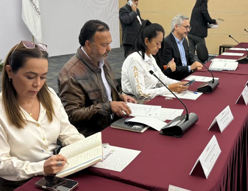 Julio Arreola participa en Mesa de Trabajo nacional para fortalecer la seguridad en los municipios