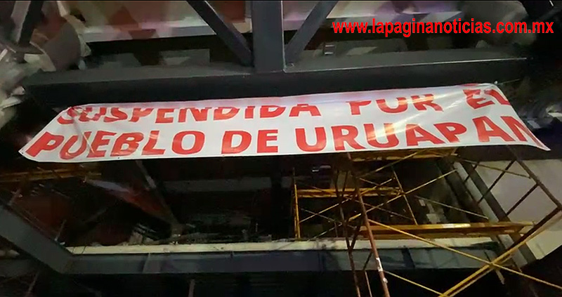 Frena Carlos Manzo y simpatizantes la construcción del Teleférico de Uruapan