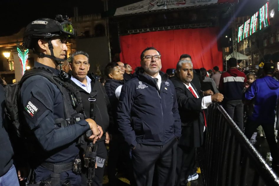 Saldo blanco para Michoacán tras Grito de Independencia: SSP