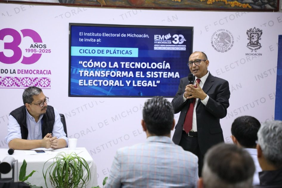 IEM inaugura ciclo de pláticas sobre el impacto de la tecnología en el sistema electoral y legal