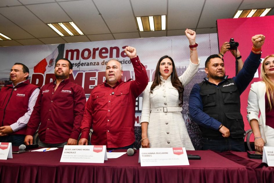 Morena Michoacán celebra siete años de la 4T y primer año de gobierno de Claudia Sheinbaum
