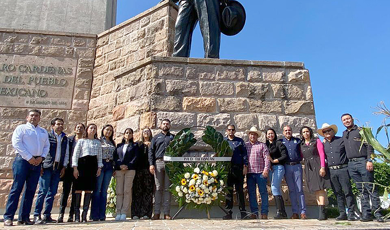 El PRD Michoacán honra a Cárdenas y defiende al campo como causa de nación