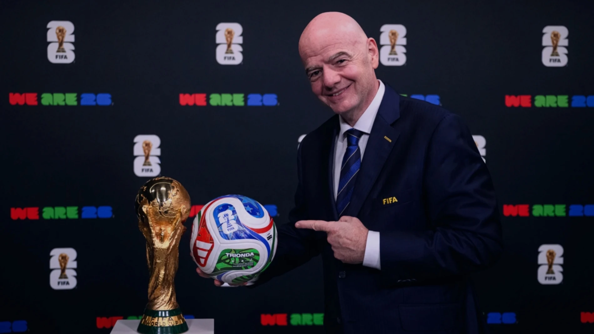 La FIFA presenta por todo lo alto el balón oficial de la Copa Mundial de la FIFA 26: El “TRIONDA”