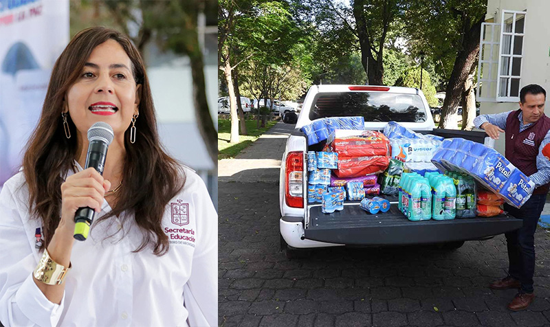 Invita Gabriela Molina a la solidaridad con las familias damnificadas por las lluvias