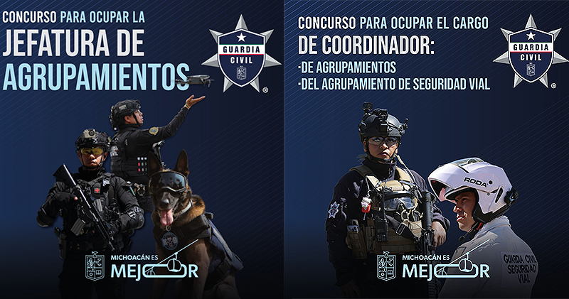 SSP abre convocatoria para concursar por puestos de mando policiales