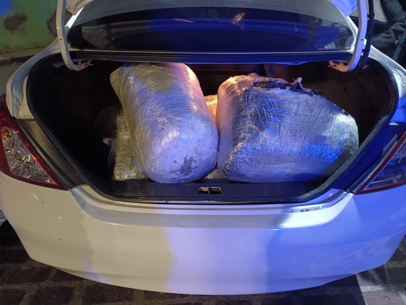 En Zitácuaro, un detenido con cerca de 30 kilos de mariguana: SSP