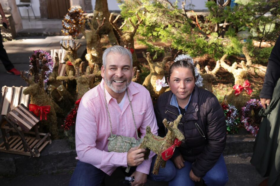 Inaugura Bedolla la Feria del Bosque Navideño; impulsa economía de 20 municipios