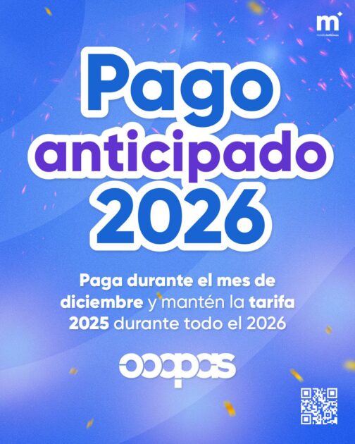 Con tarifa 2025, Ooapas da inicio al programa Pago Anticipado 2026