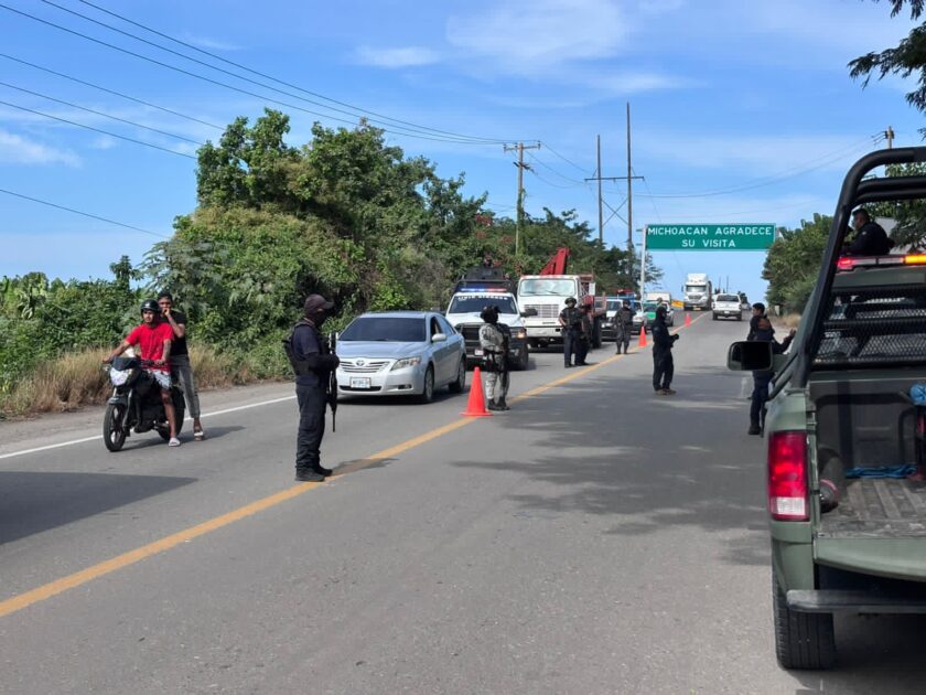SSP y fuerzas federales refuerzan seguridad en límites de Michoacán y Colima