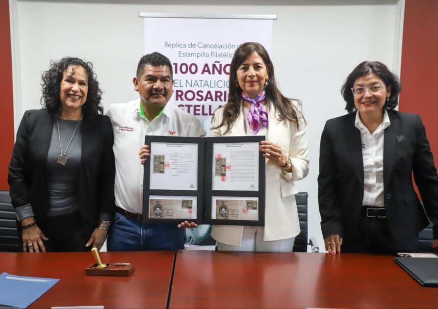 SEE y Servicio Postal Mexicano rinden homenaje a Rosario Castellanos