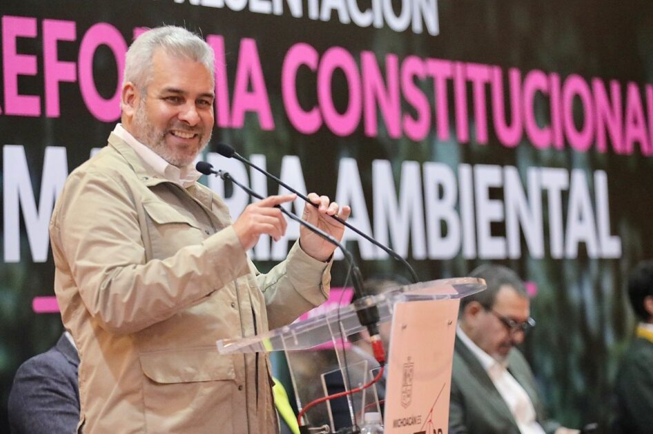 Bedolla presenta iniciativa de reforma ambiental; Guardián Forestal será constitucional