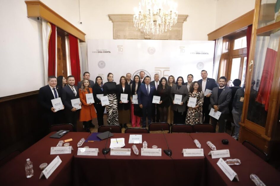 Recibe Congreso del Estado de la FGE el Plan de Persecución del Delito 2025-2034