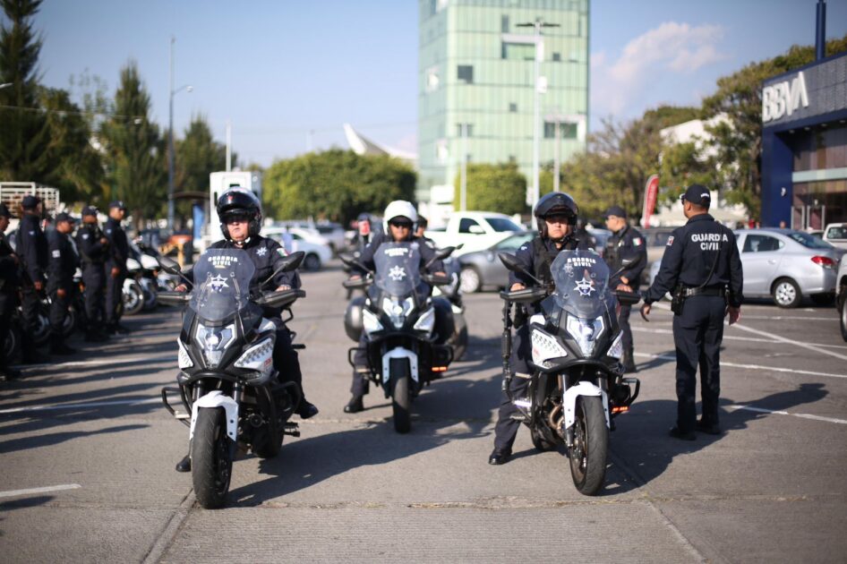 Blindan zonas bancarias en Michoacán; Guardia Civil despliega operativo contra robos