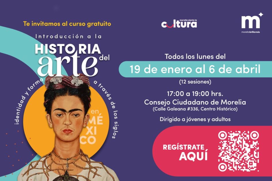 SeCultura Morelia abre el año con cursos de historia del arte para público general